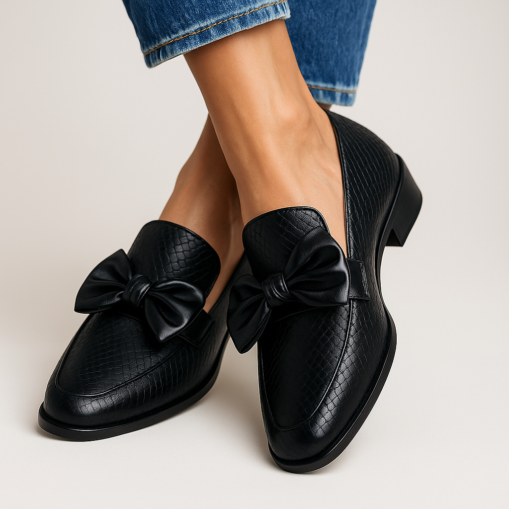 CLAUDIA – MOCASINES CON LAZO ELEGANTE