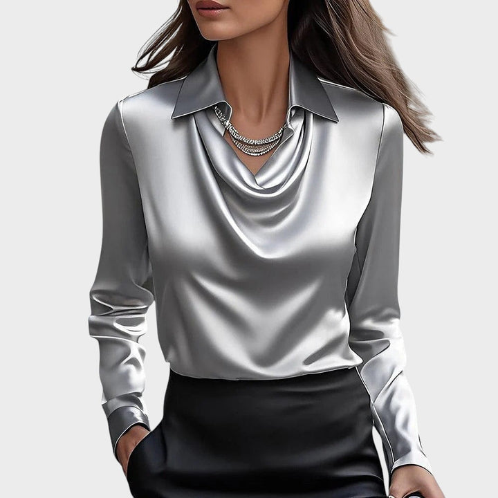 PILAR – BLUSA CON BRILLO LUJOSO