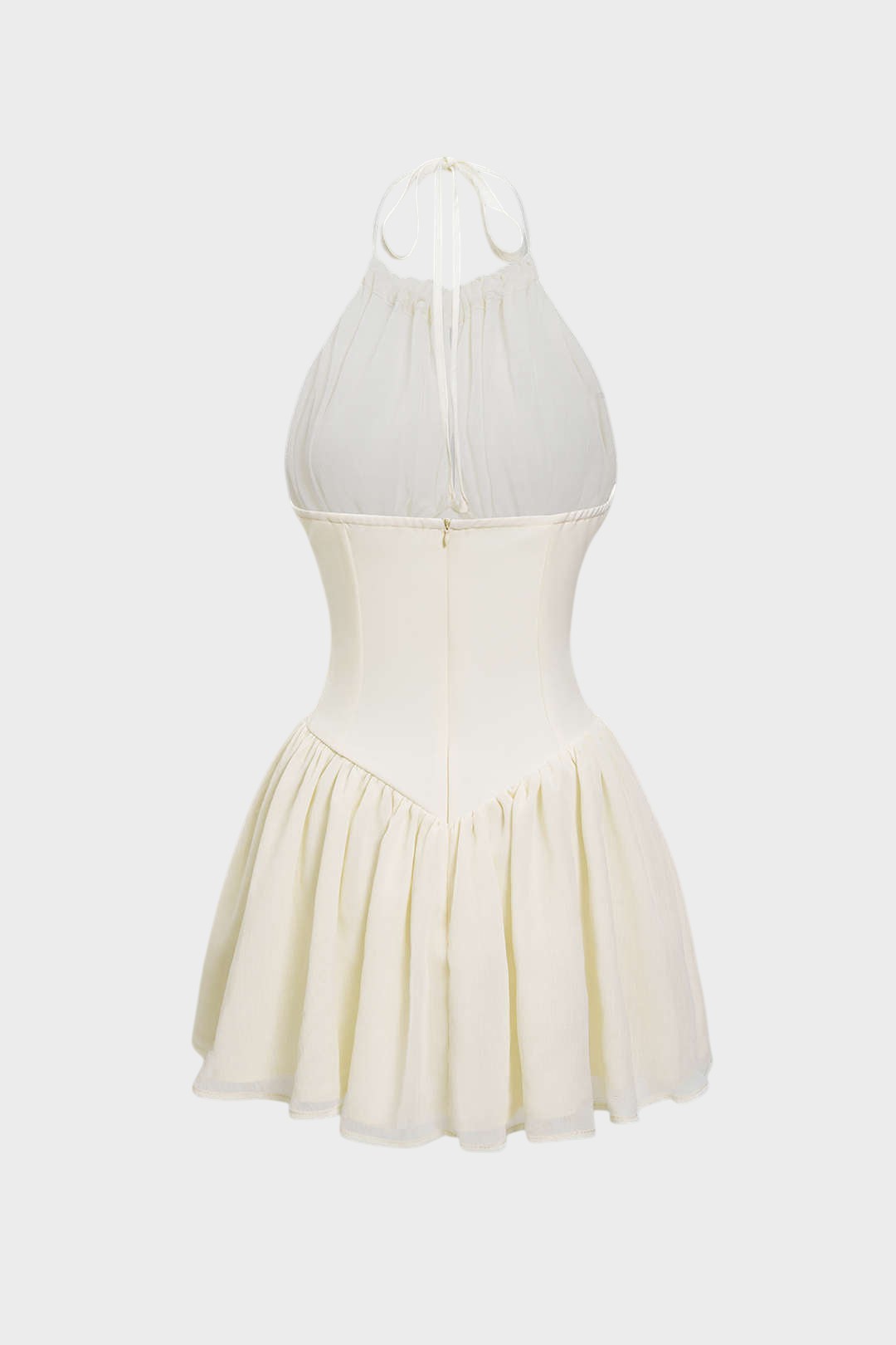 ISABEL - VESTIDO MINI SIN ESPALDA