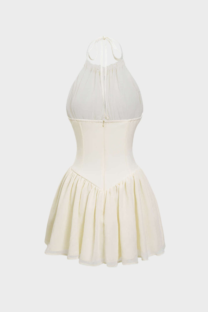 ISABEL - VESTIDO MINI SIN ESPALDA