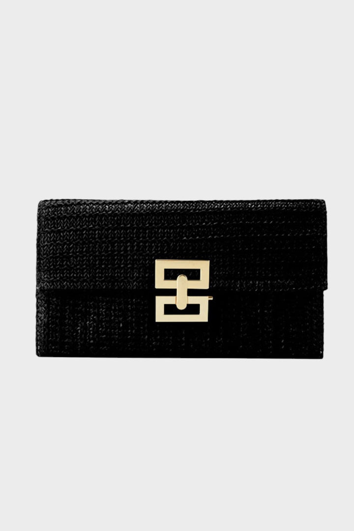 CLUTCH DE PAJA TEJIDA