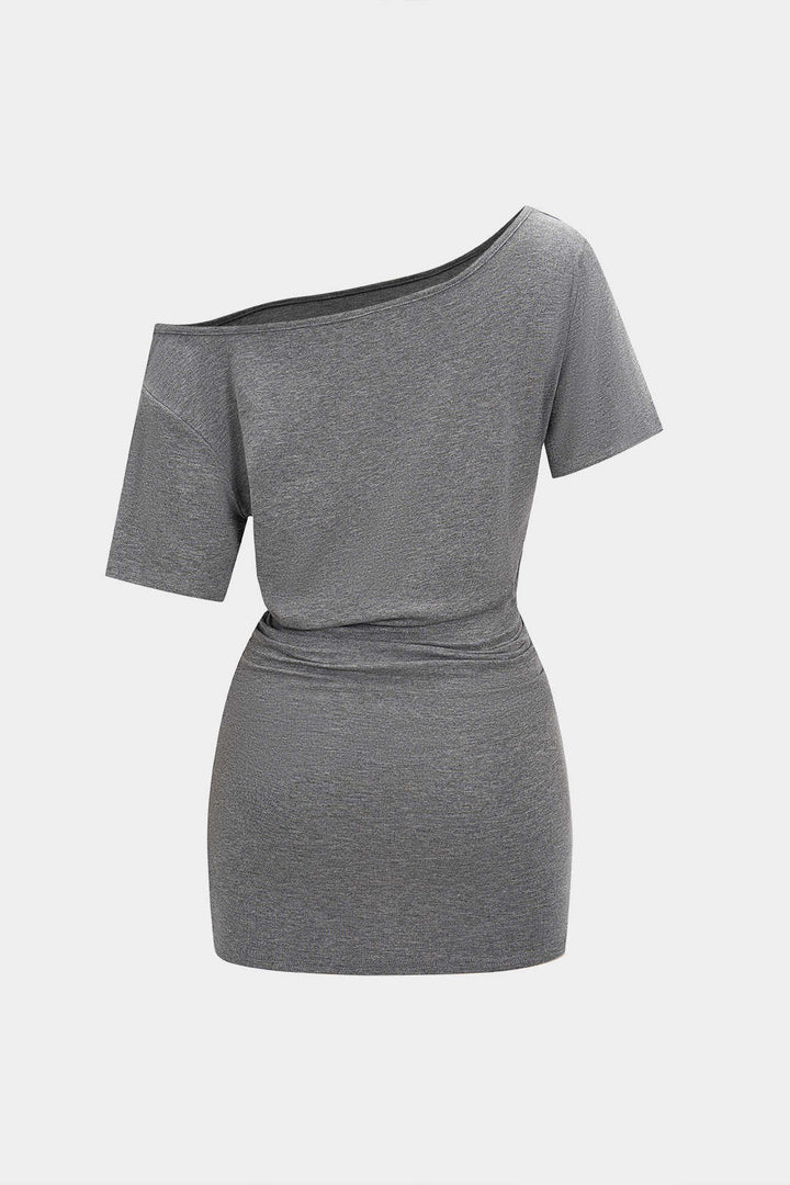 EVA - VESTIDO MINI CON MANGAS CORTAS