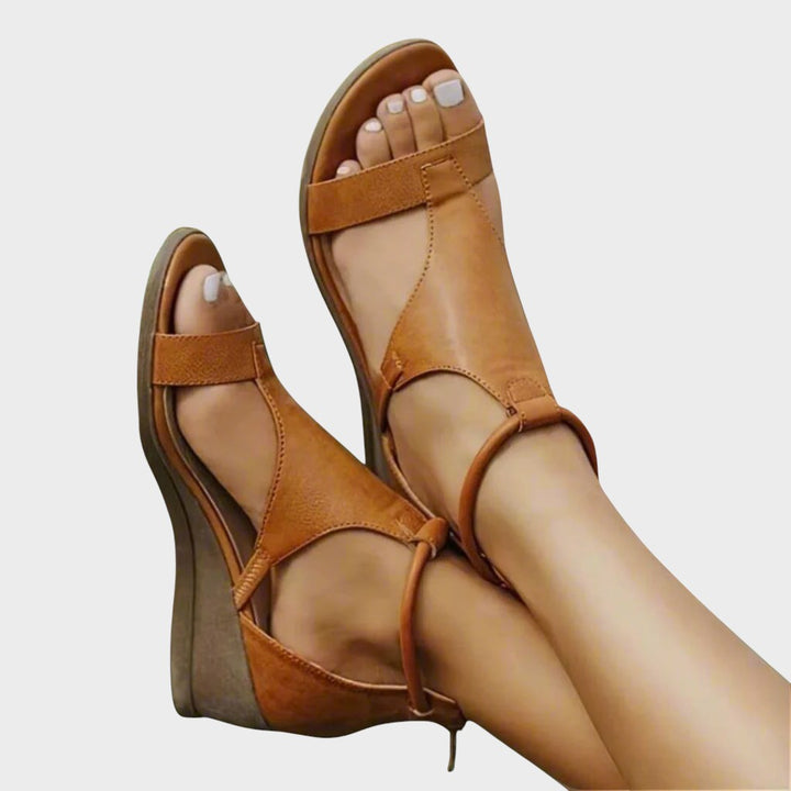 ERLENE - SANDALIAS ORTOPÉDICAS DE CUERO