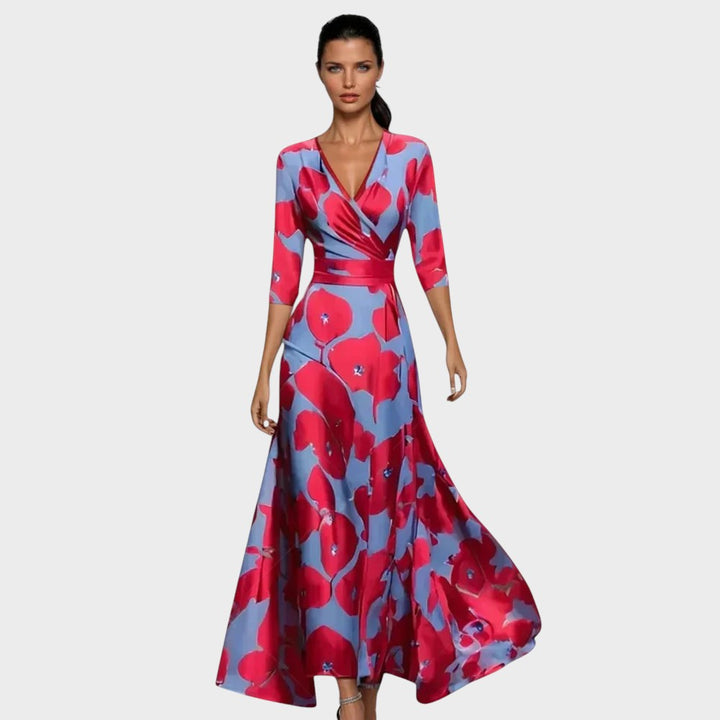 LARA - ELEGANTE VESTIDO FLORAL