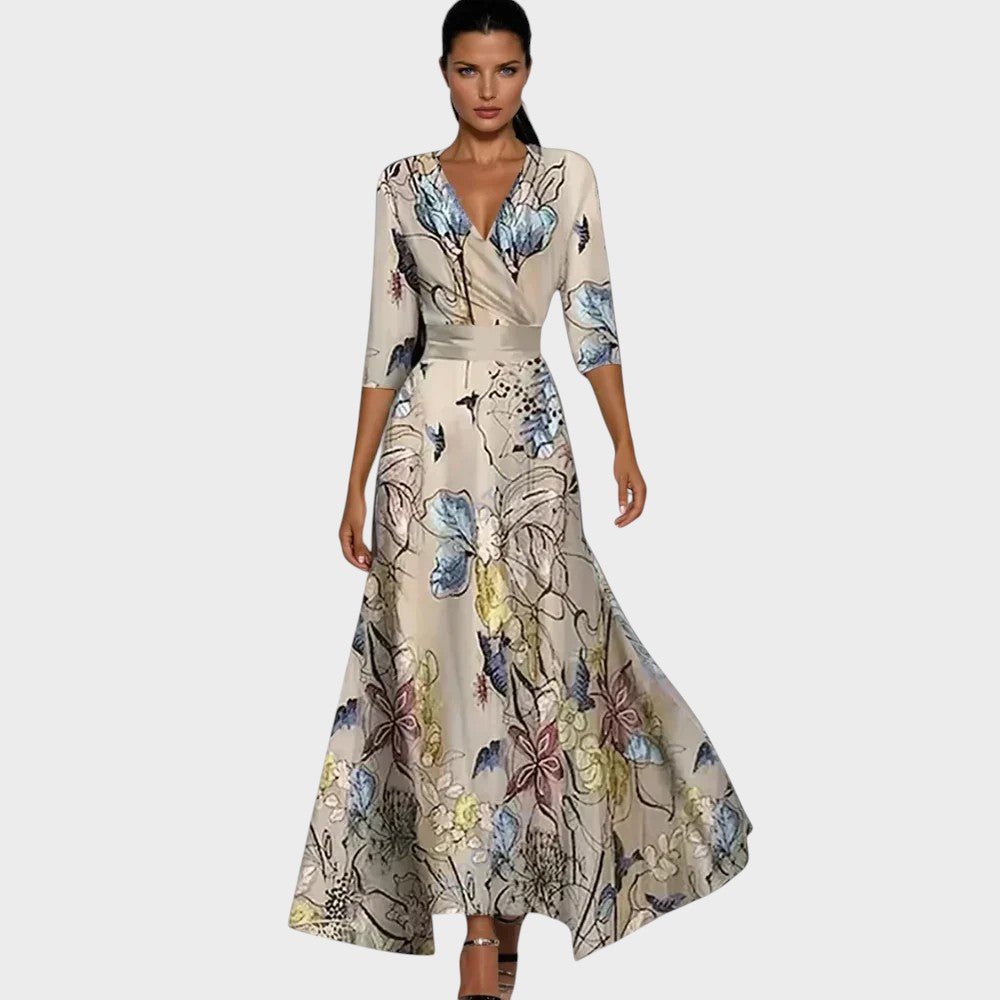 LARA - ELEGANTE VESTIDO FLORAL