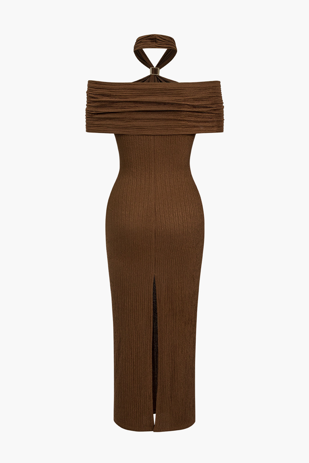 ISLA – VESTIDO MIDI CON ABERTURA LATERAL