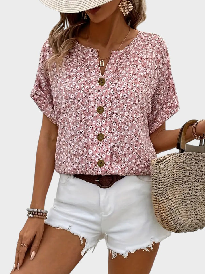 MERCEDES - BLUSA FLORAL VERANO CHIC