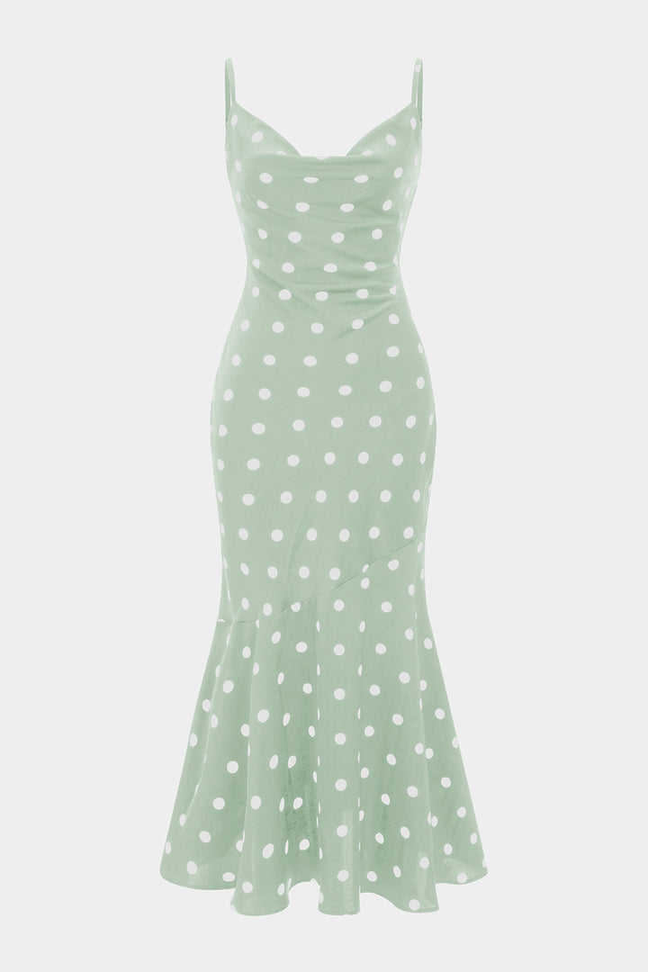 TELMA – VESTIDO MIDI SIN MANGAS CON ESCOTE