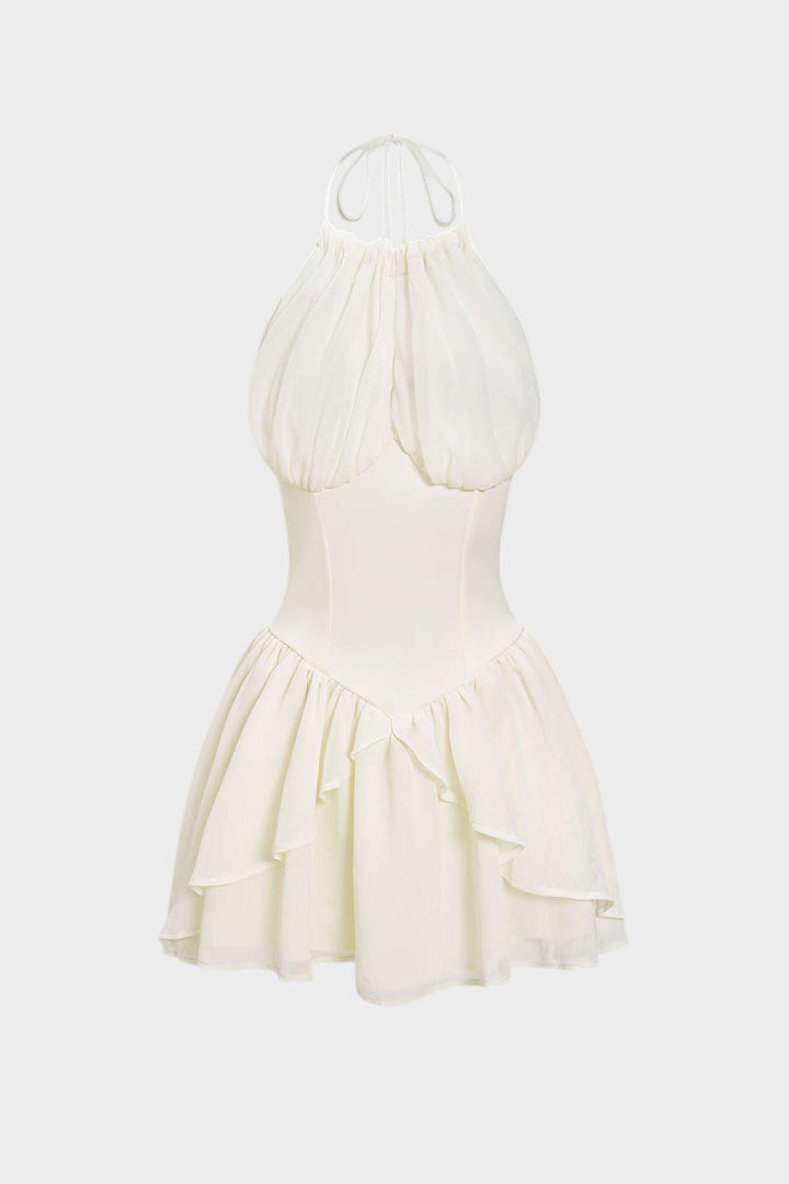 ISABEL - VESTIDO MINI SIN ESPALDA