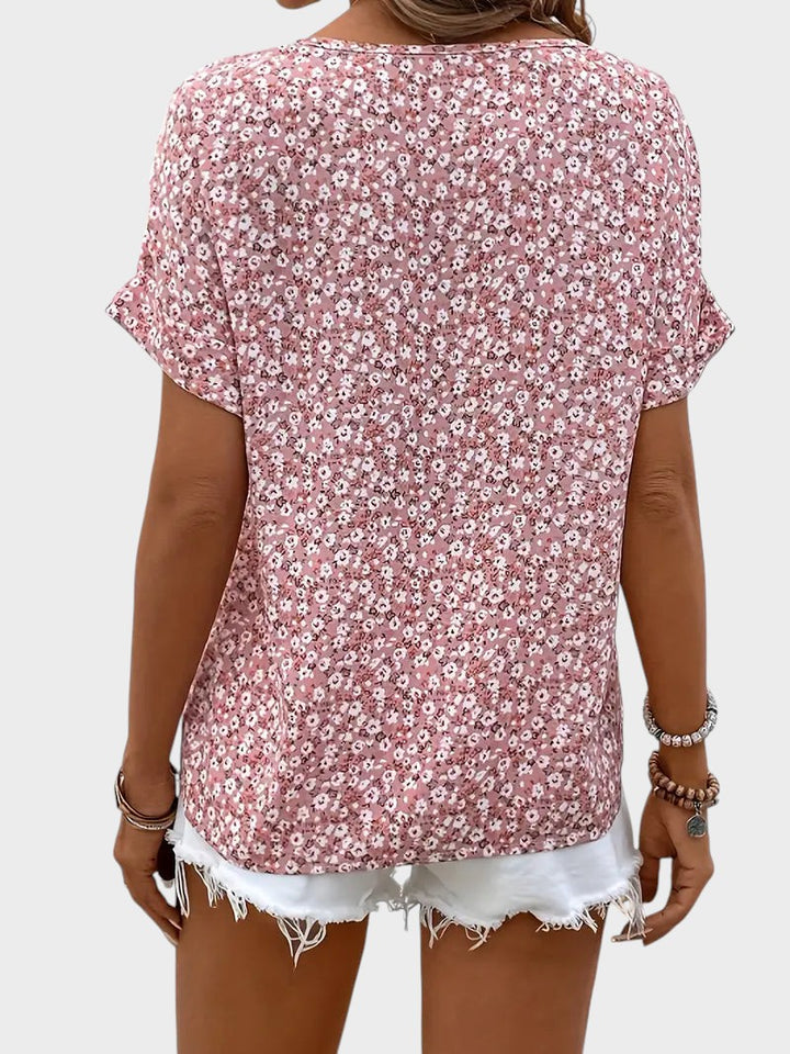MERCEDES - BLUSA FLORAL VERANO CHIC