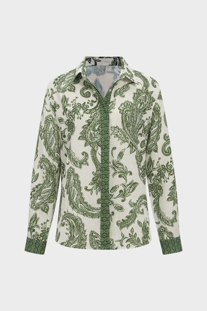 SOFIA - CAMISA DE MANGA LARGA CON ESTAMPADO FLORAL