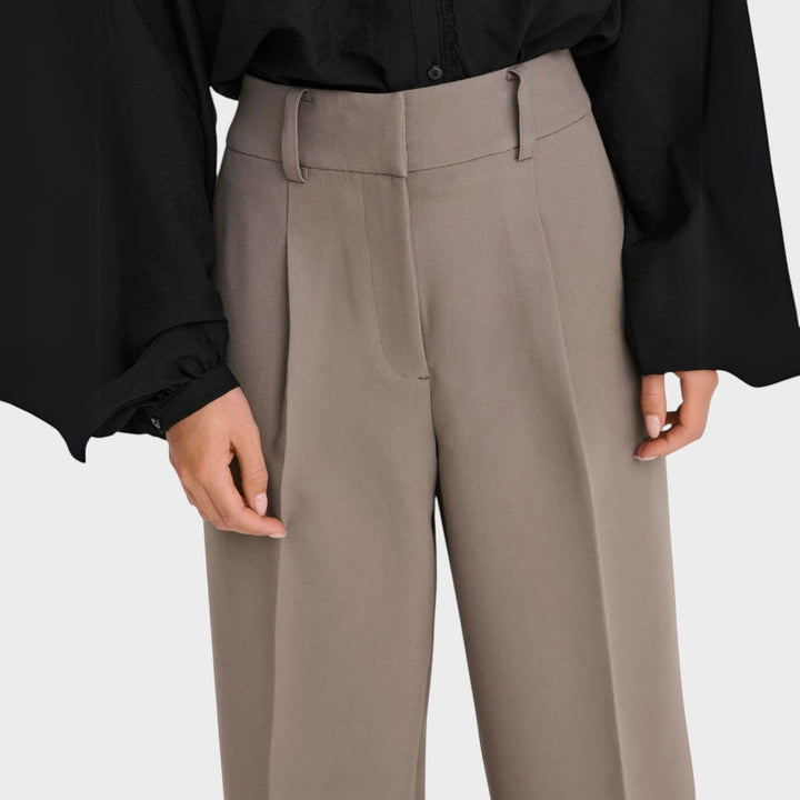 ESTEFANÍA - PANTALÓN ELEGANTE DE PIERNA ANCHA