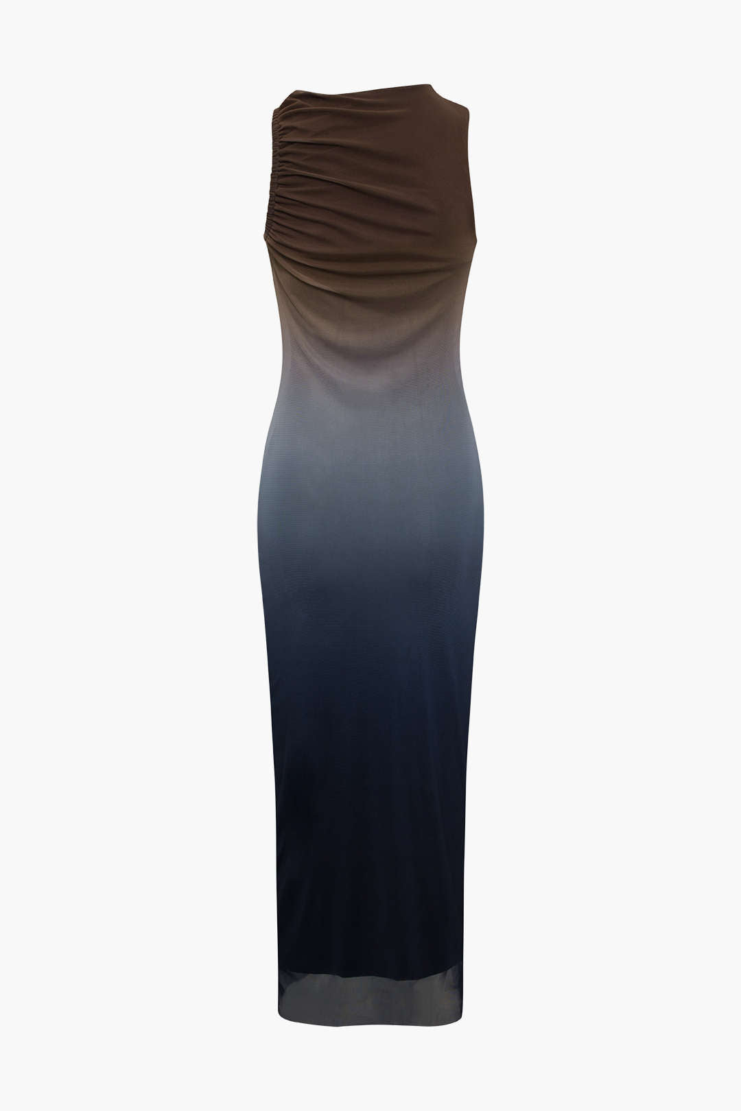LOLLA – VESTIDO MIDI DE MALLA CON EFECTO DEGRADADO