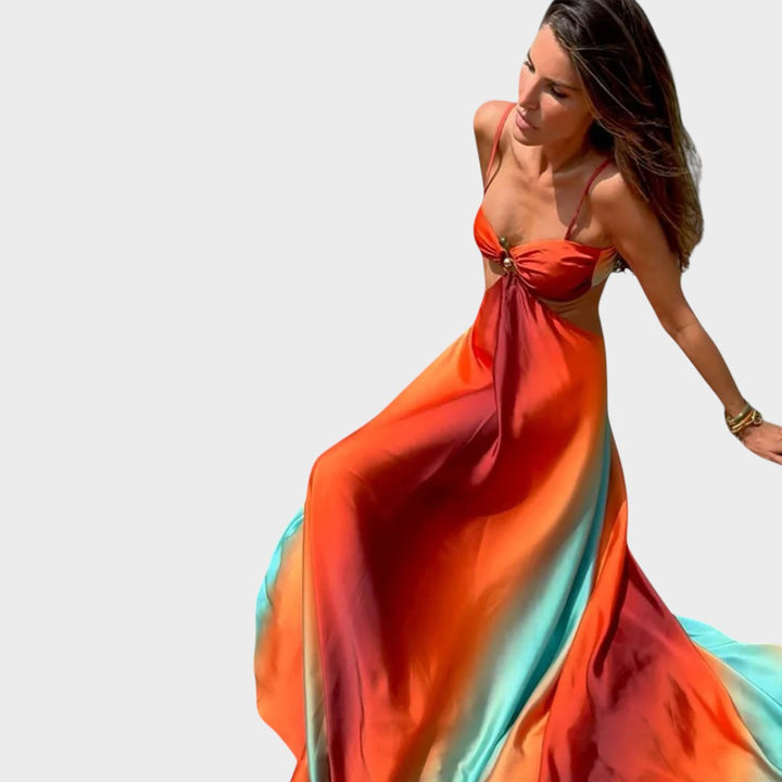 BRIENDA - VESTIDO LARGO PREMIUM PARA MUJER