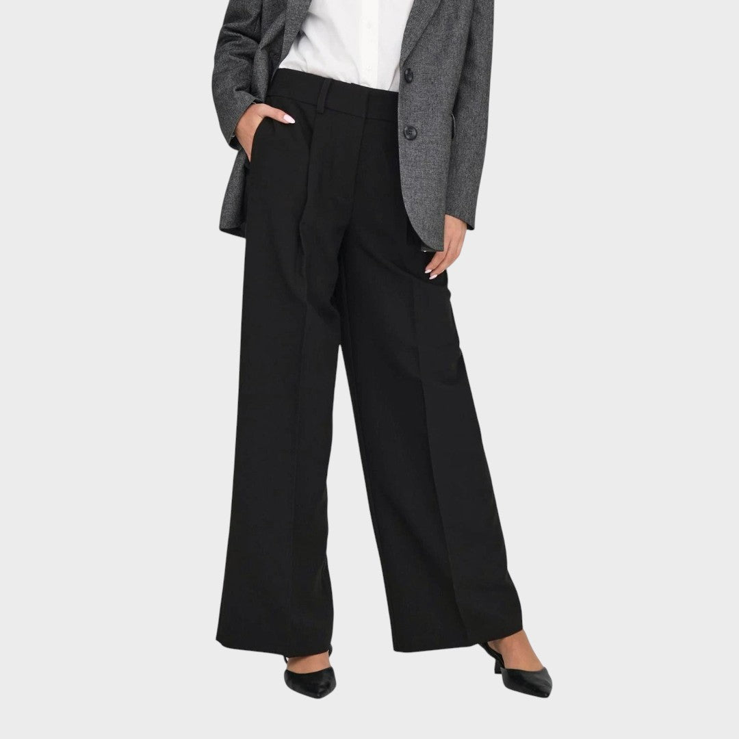 ESTEFANÍA - PANTALÓN ELEGANTE DE PIERNA ANCHA