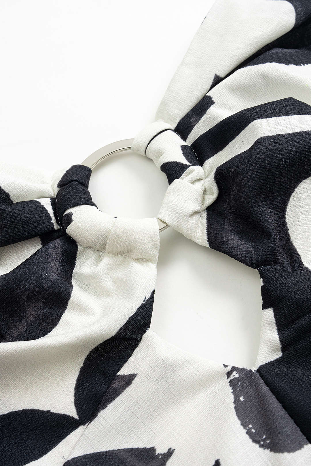 MENA - VESTIDO MIDI CON ESTAMPADO GEOMÉTRICO RETRO