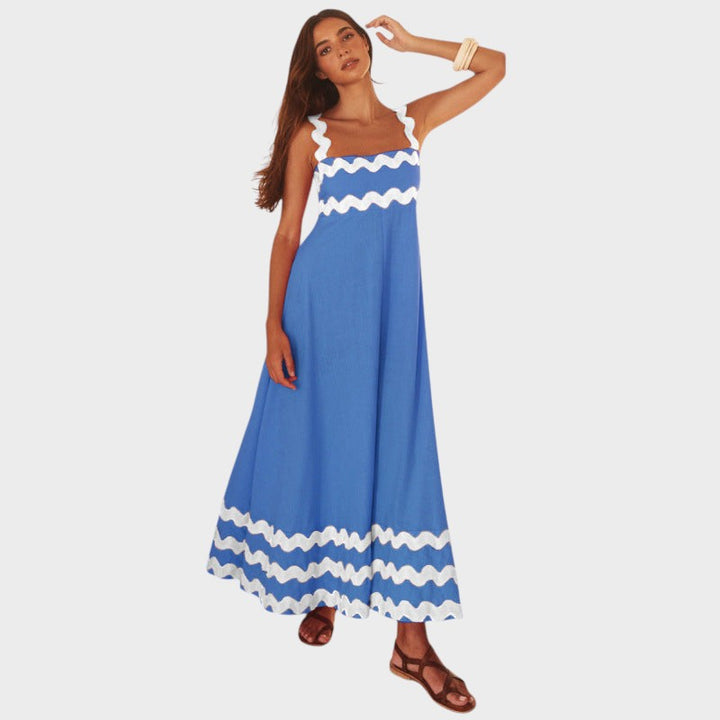 JOVIE - VESTIDO SUELTO SIN MANGAS CON ESTAMPADO FLORAL