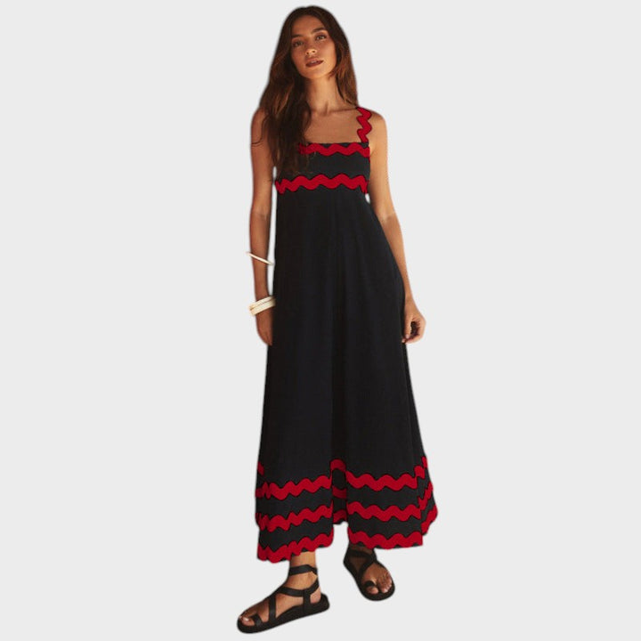 JOVIE - VESTIDO SUELTO SIN MANGAS CON ESTAMPADO FLORAL