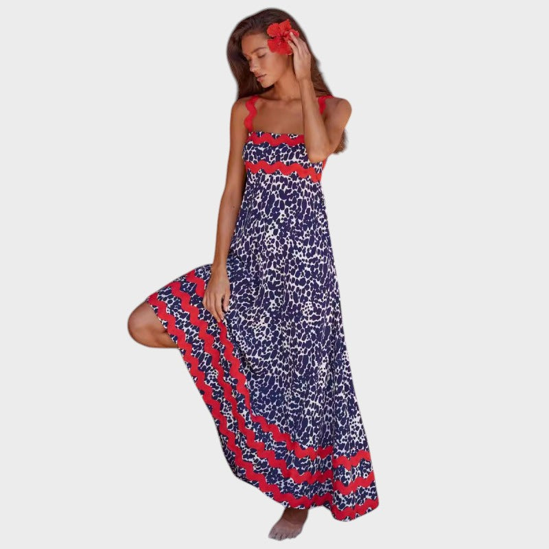 JOVIE - VESTIDO SUELTO SIN MANGAS CON ESTAMPADO FLORAL