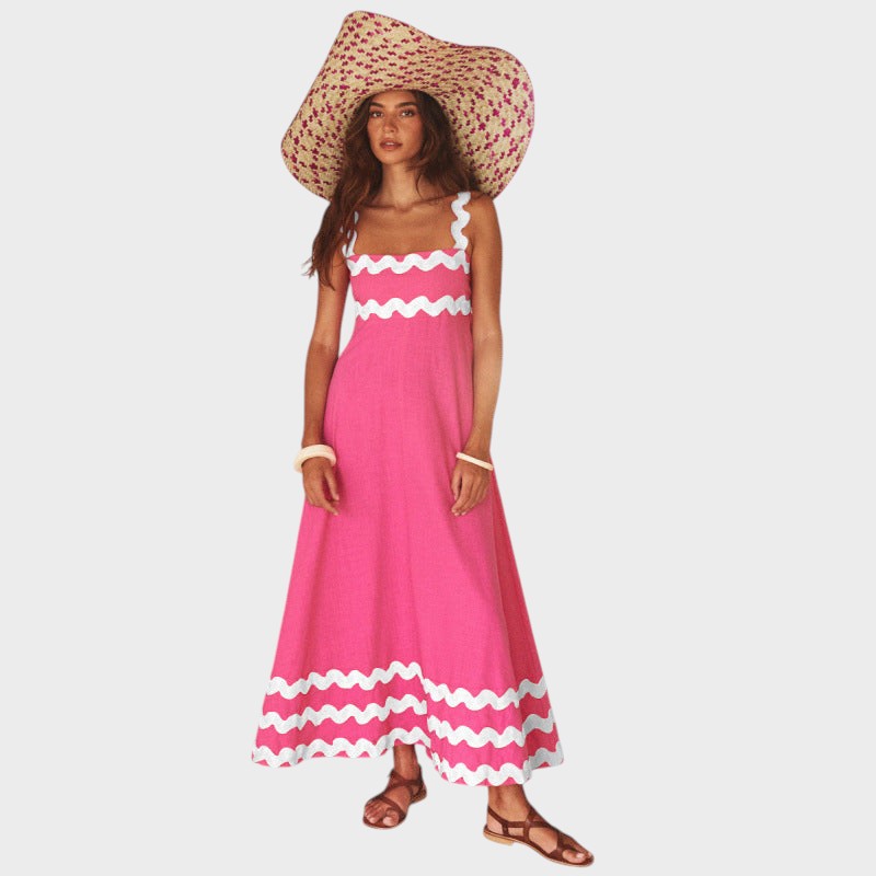 JOVIE - VESTIDO SUELTO SIN MANGAS CON ESTAMPADO FLORAL