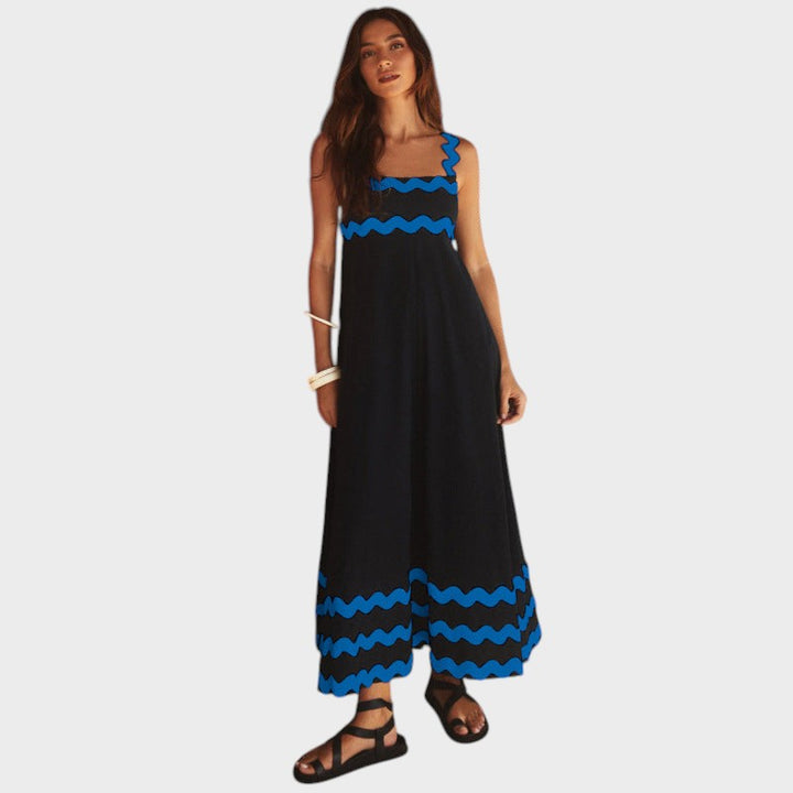 JOVIE - VESTIDO SUELTO SIN MANGAS CON ESTAMPADO FLORAL