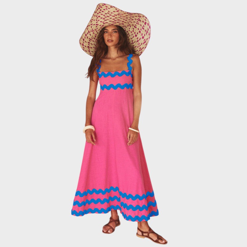 JOVIE - VESTIDO SUELTO SIN MANGAS CON ESTAMPADO FLORAL