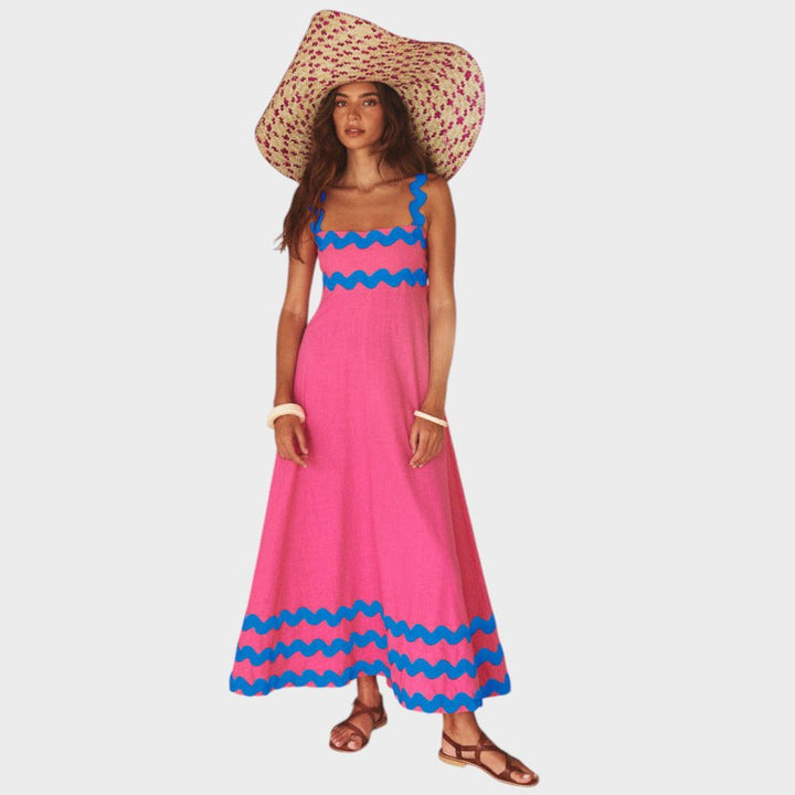 JOVIE - VESTIDO SUELTO SIN MANGAS CON ESTAMPADO FLORAL