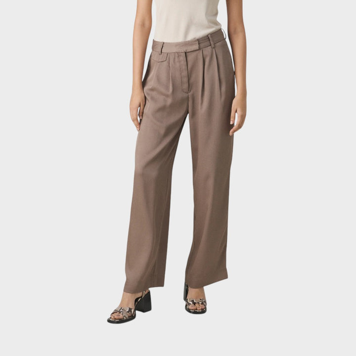 ESTEFANÍA - PANTALÓN ELEGANTE DE PIERNA ANCHA