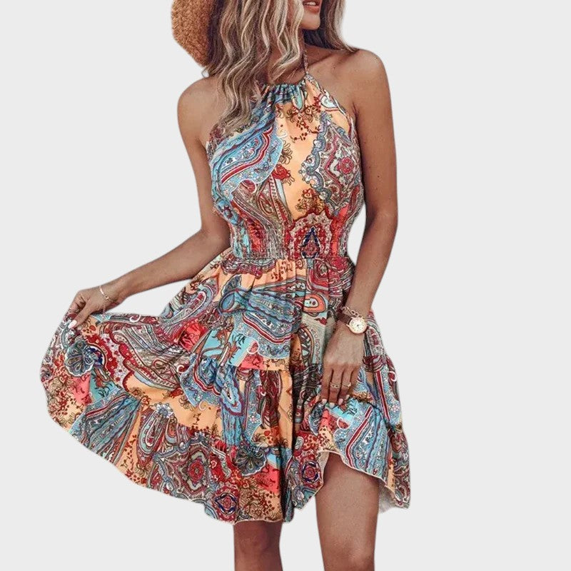 COLARES - VESTIDO MINI CON ESPALDA DESCUBIERTA