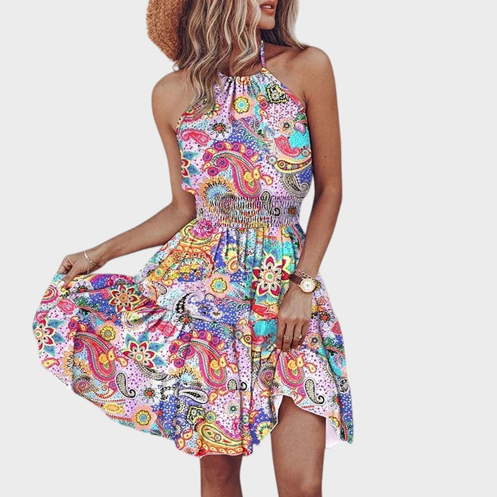 COLARES - VESTIDO MINI CON ESPALDA DESCUBIERTA