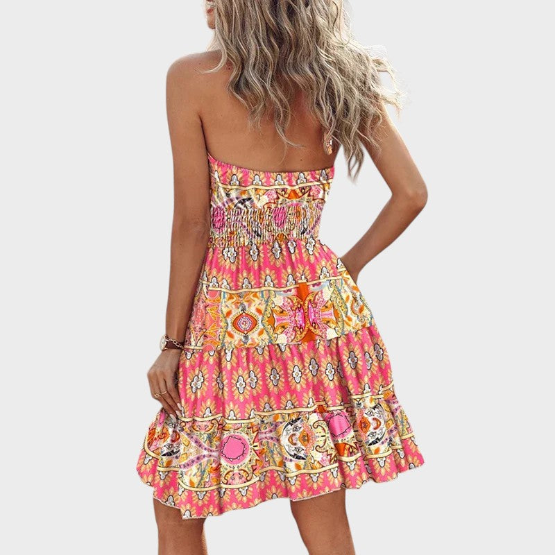 COLARES - VESTIDO MINI CON ESPALDA DESCUBIERTA
