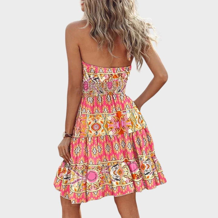 COLARES - VESTIDO MINI CON ESPALDA DESCUBIERTA