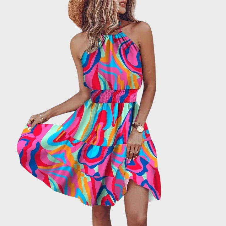 COLARES - VESTIDO MINI CON ESPALDA DESCUBIERTA