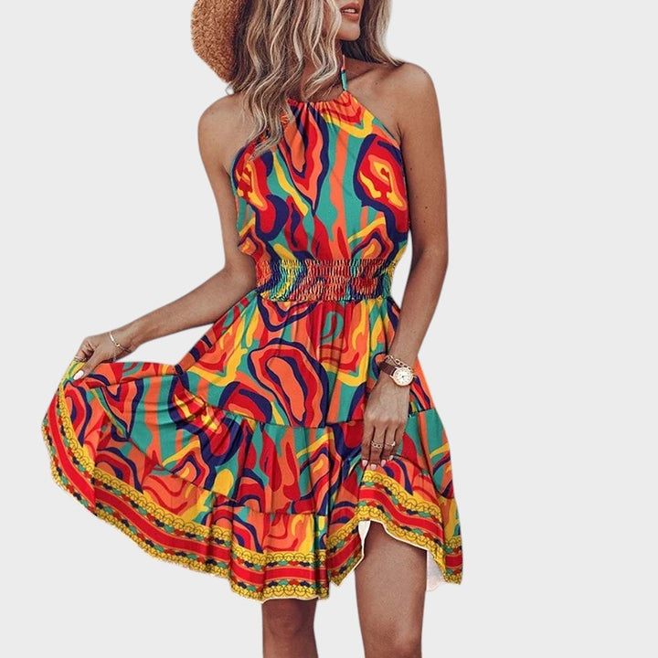COLARES - VESTIDO MINI CON ESPALDA DESCUBIERTA