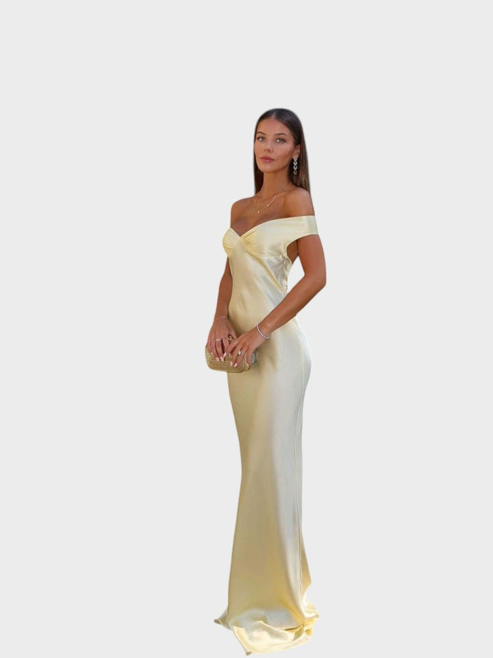 LOLA - VESTIDO DE NOCHE SATINADO