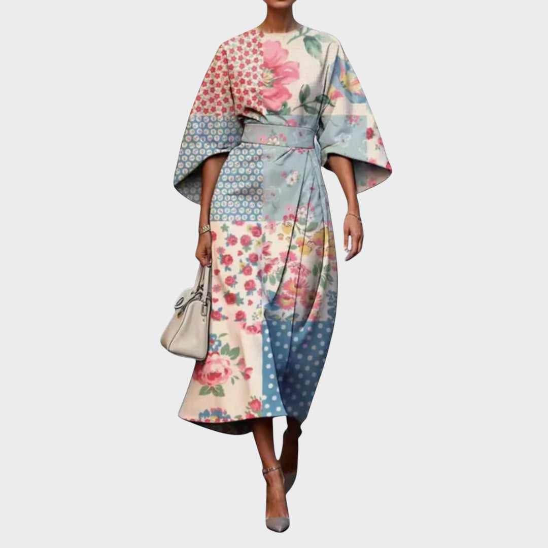 GRISEL – ELEGANTE VESTIDO FLORAL