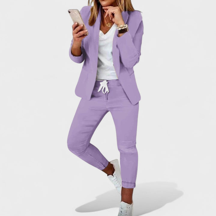 ELIANA - CONJUNTO ELEGANTE CON BLAZER