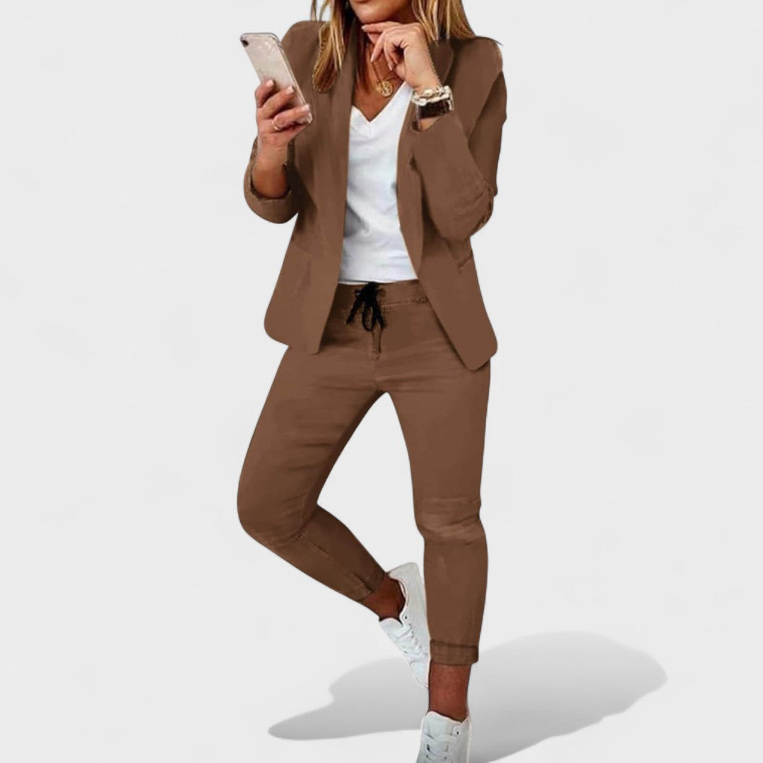 ELIANA - CONJUNTO ELEGANTE CON BLAZER