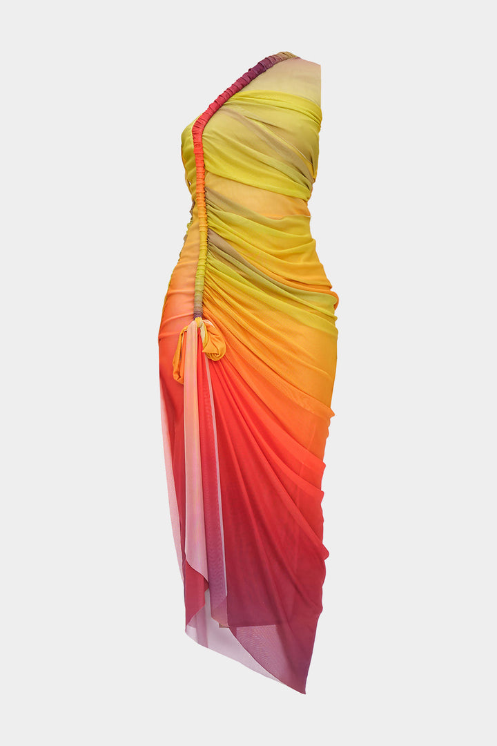 CARMEN - VESTIDO MIDI DE MALLA