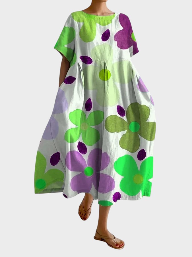 ARIEL - VESTIDO FLORAL DE VERANO