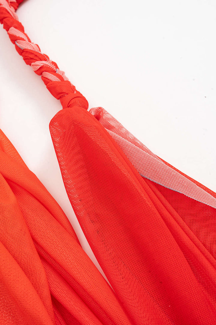 MARIELA – VESTIDO MIDI SIN MANGAS CON ESTAMPADO DEGRADADO