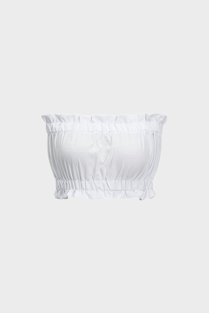 LUCÍA - CONJUNTO DE TOP PALABRA DE HONOR FRUNCIDO