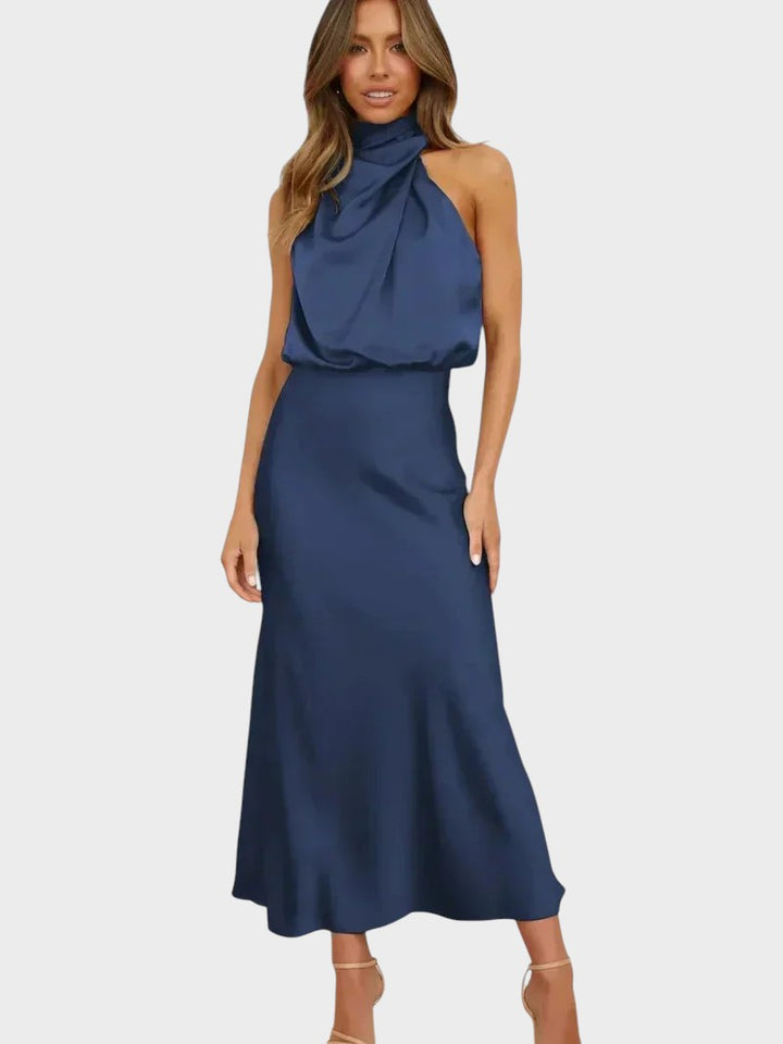 LUCRÉCIA – VESTIDO SEDA ELEGANTE