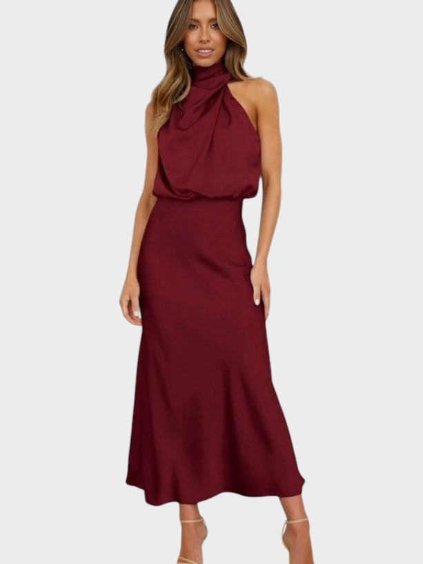LUCRÉCIA – VESTIDO SEDA ELEGANTE