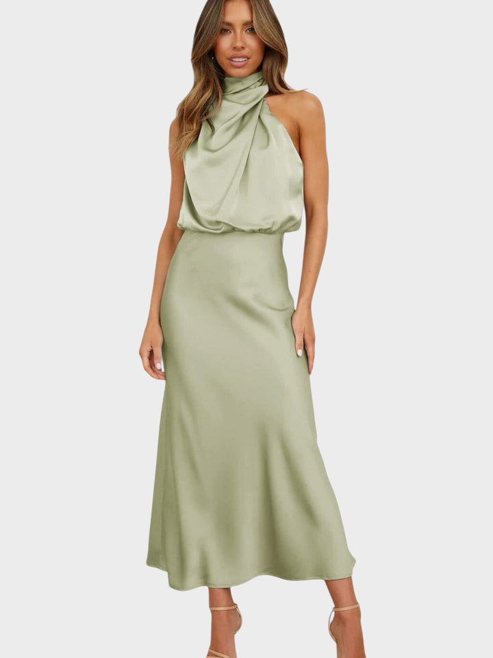 LUCRÉCIA – VESTIDO SEDA ELEGANTE