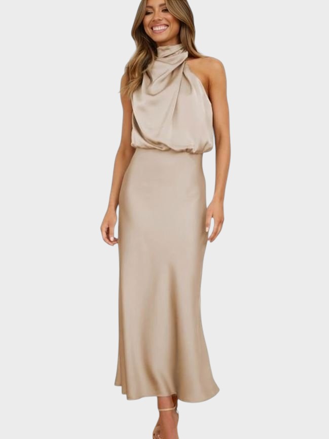 LUCRÉCIA – VESTIDO SEDA ELEGANTE
