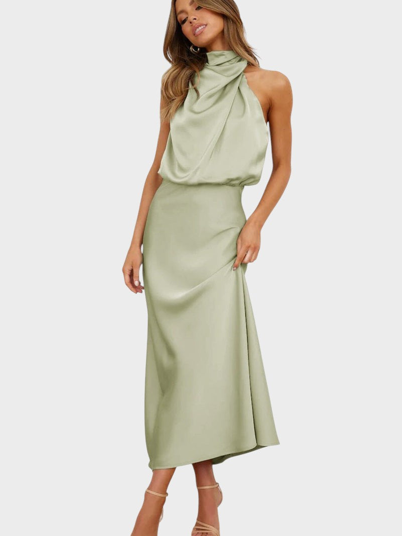 LUCRÉCIA – VESTIDO SEDA ELEGANTE