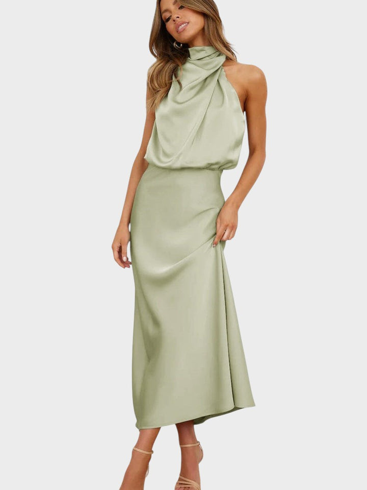 LUCRÉCIA – VESTIDO SEDA ELEGANTE