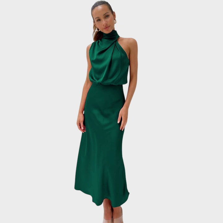 LUCRÉCIA – VESTIDO SEDA ELEGANTE