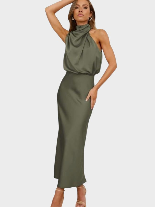 LUCRÉCIA – VESTIDO SEDA ELEGANTE